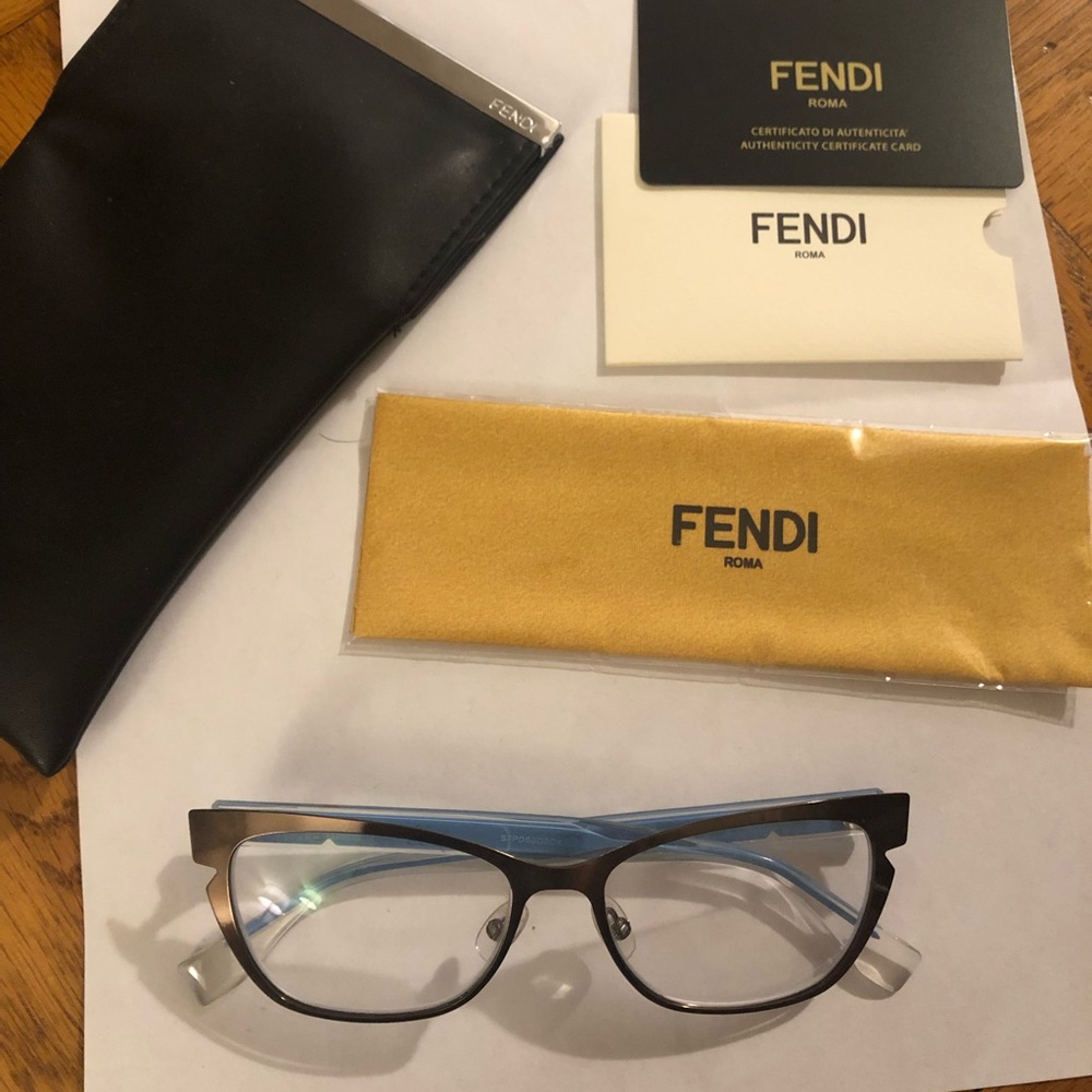 Fendi Cat Eye Prescription Glasses (-1.50/-1.50)